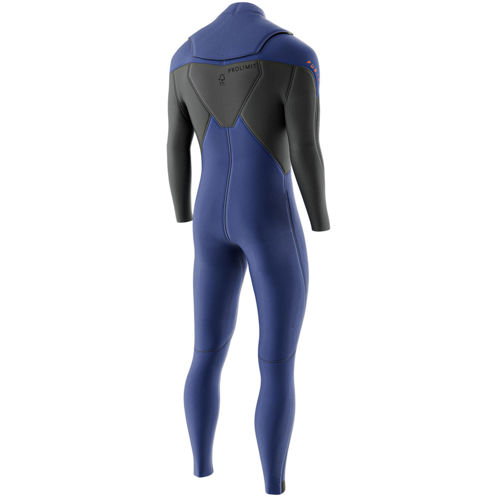 Prolimit Fusion Steamer Freezip 5/4 mm combinaison homme bleue 3