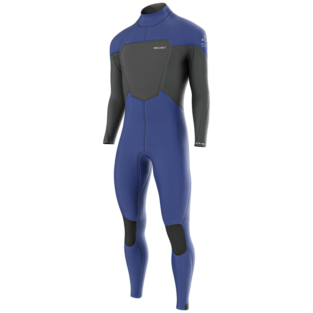 Prolimit Fusion steamer 4/3 mm combinaison homme fermeture dos bleue foto 1