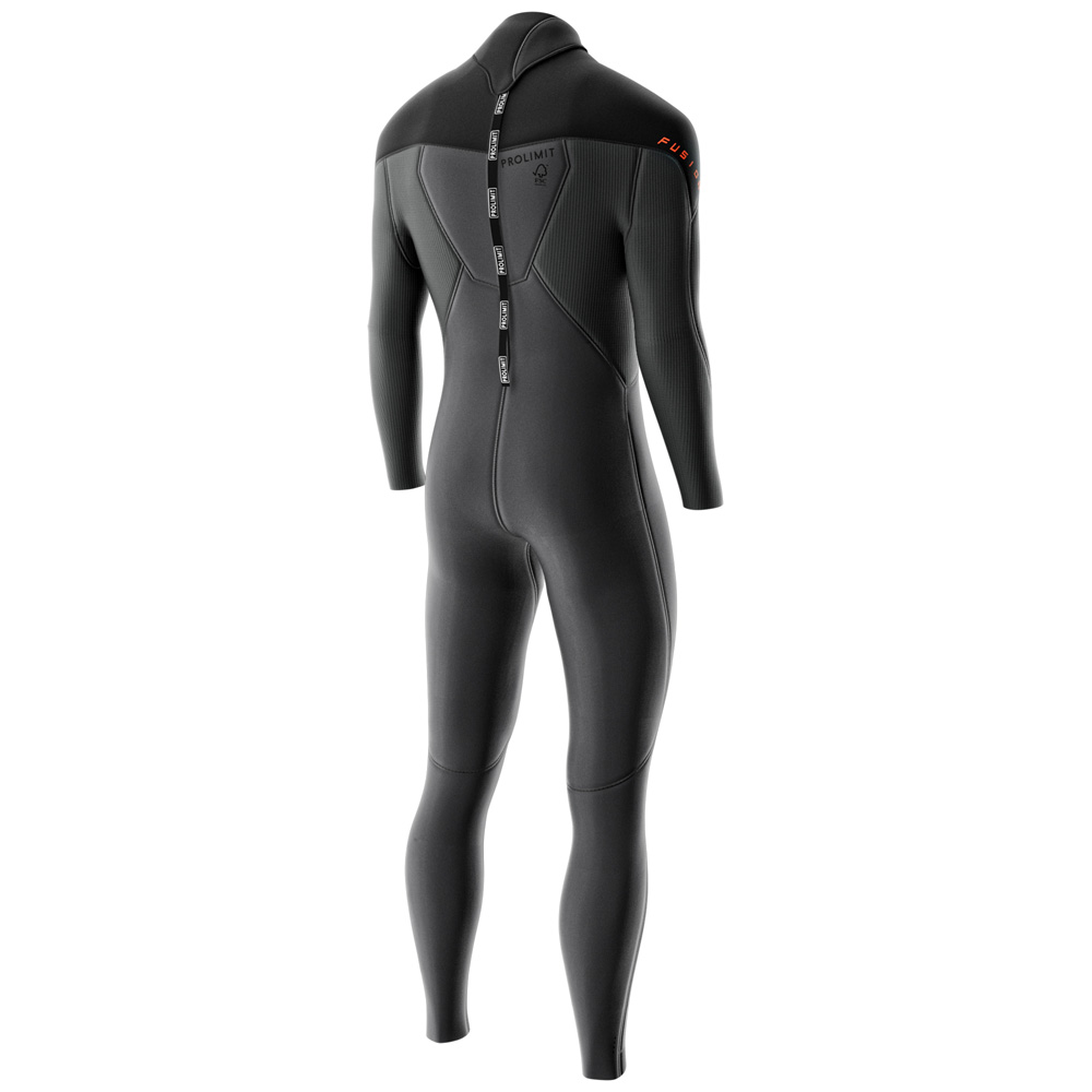 Prolimit Fusion Steamer V-zip 3/2 mm combinaison homme noire 3