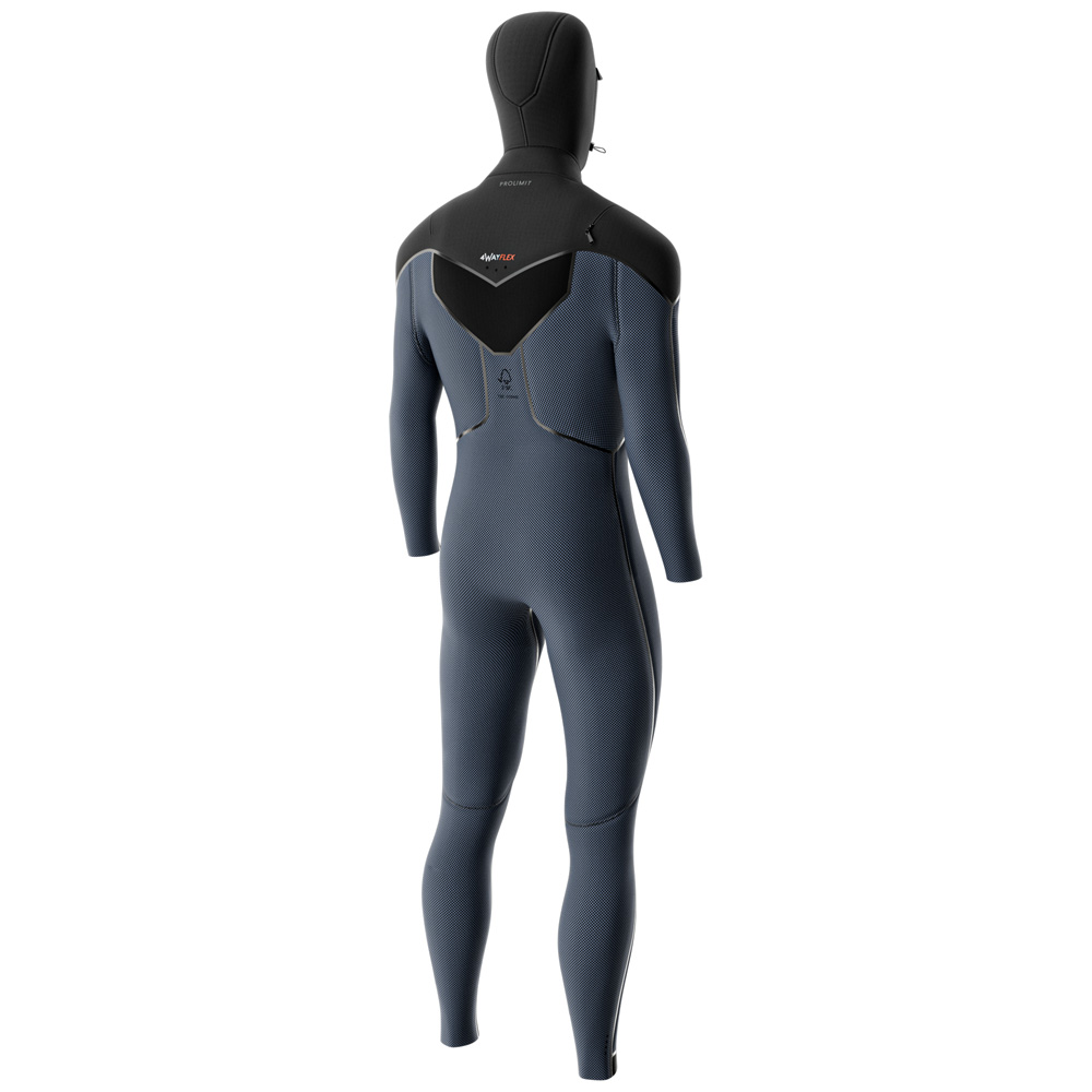 Prolimit Vapor Steamer C-zip 6/4 mm combinaison homme avec capuche 3