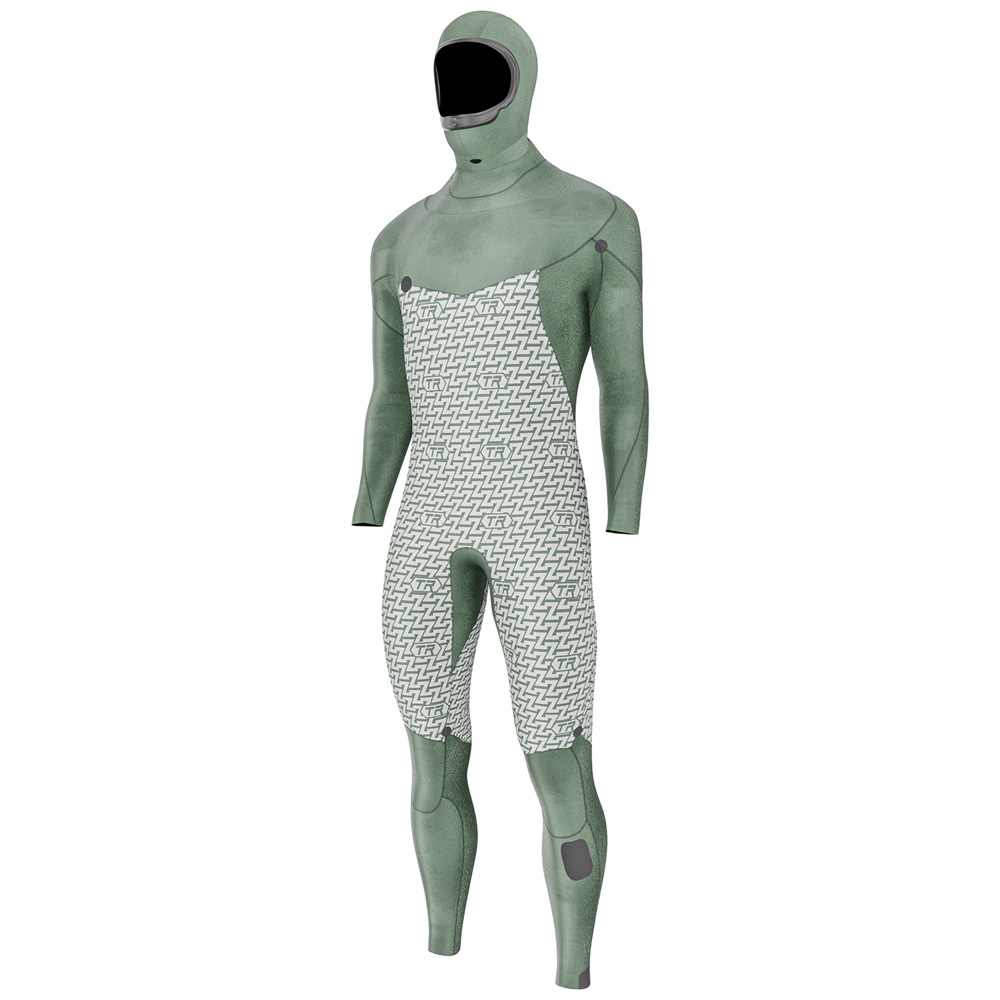Prolimit Vapor Steamer C-zip 6/4 mm combinaison homme avec capuche 4