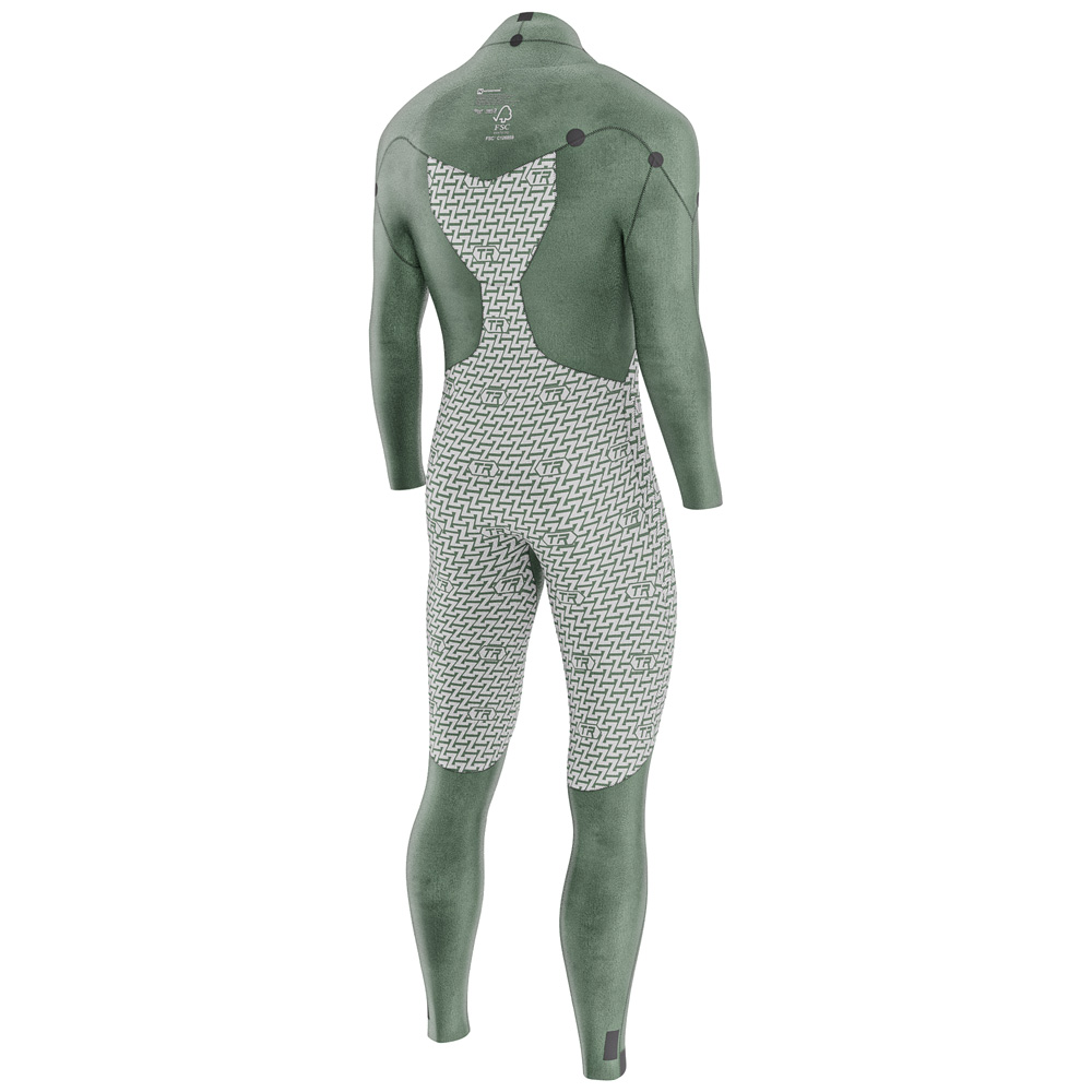 Prolimit Vapor Steamer C-zip 5/4 mm combinaison homme bleue 6