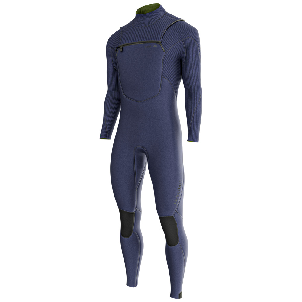 Prolimit Predator Fullsuit Freezip 3/2 mm combinaison homme bleue foto 1