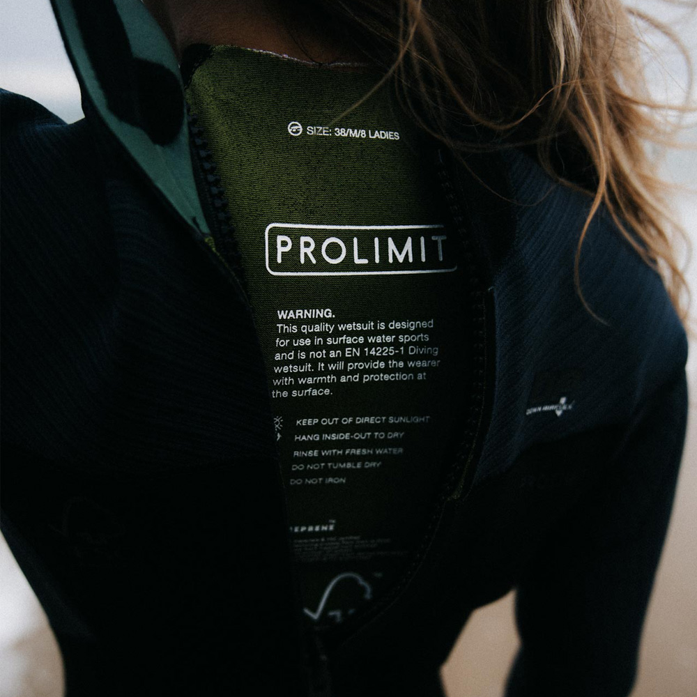 Prolimit Flare Steamer V-zip 5/4 mm combinaison femme noire 8