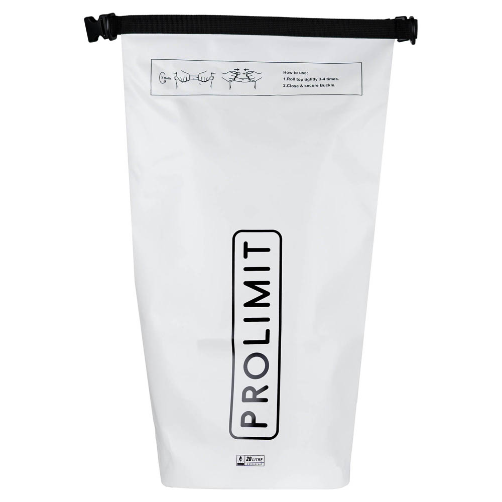 Prolimit sac étanche 20L blanc 2