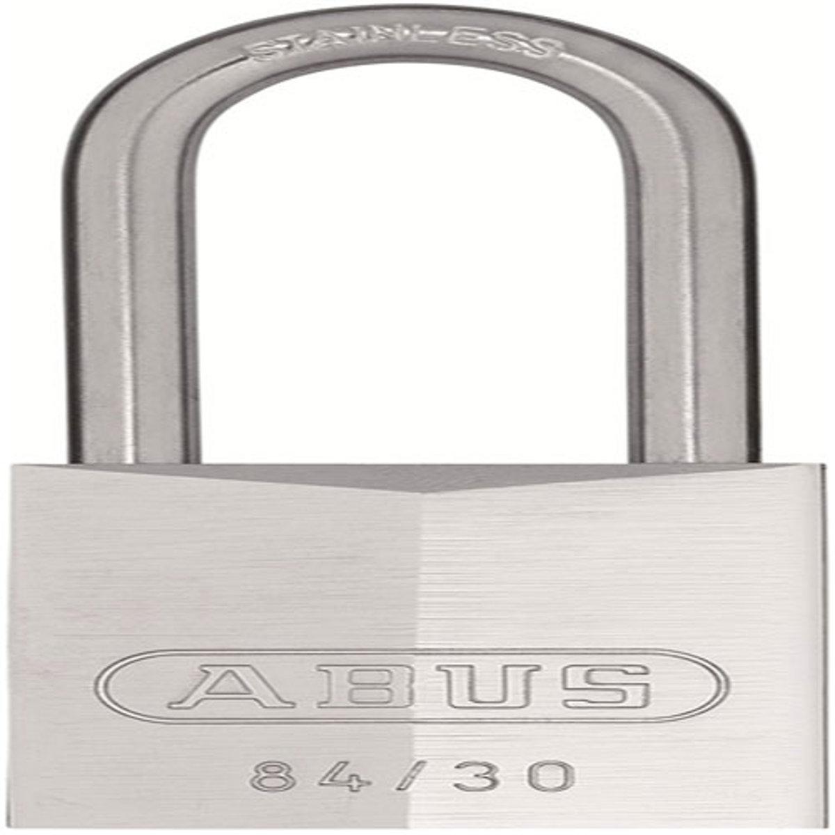 Abus cadenas avec boîtier en laiton chromé et anse en acier inoxydable 30mm 3