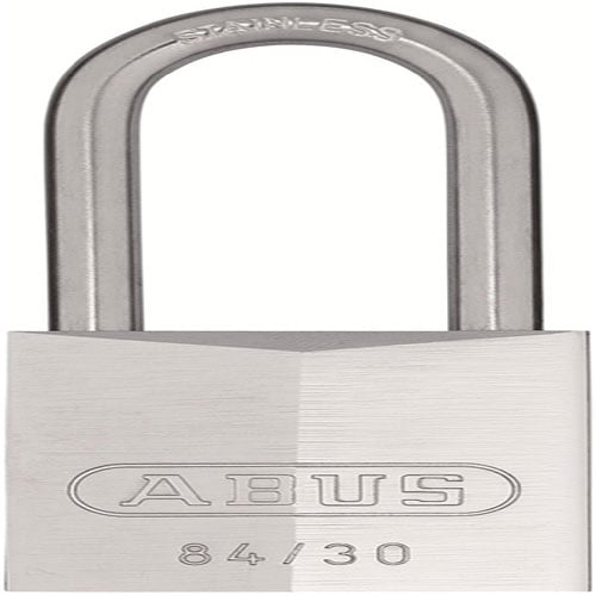 Abus cadenas avec boîtier en laiton chromé et anse en acier inoxydable 30mm 4