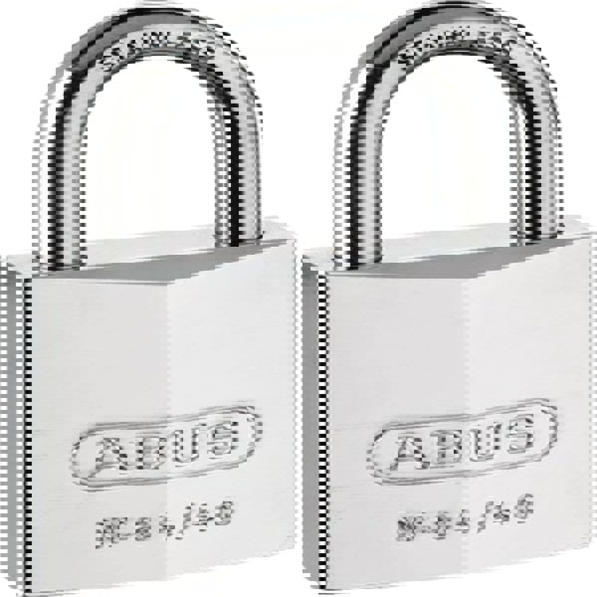 Abus cadenas avec boîtier en laiton chromé et anse en acier inoxydable 40mm 3