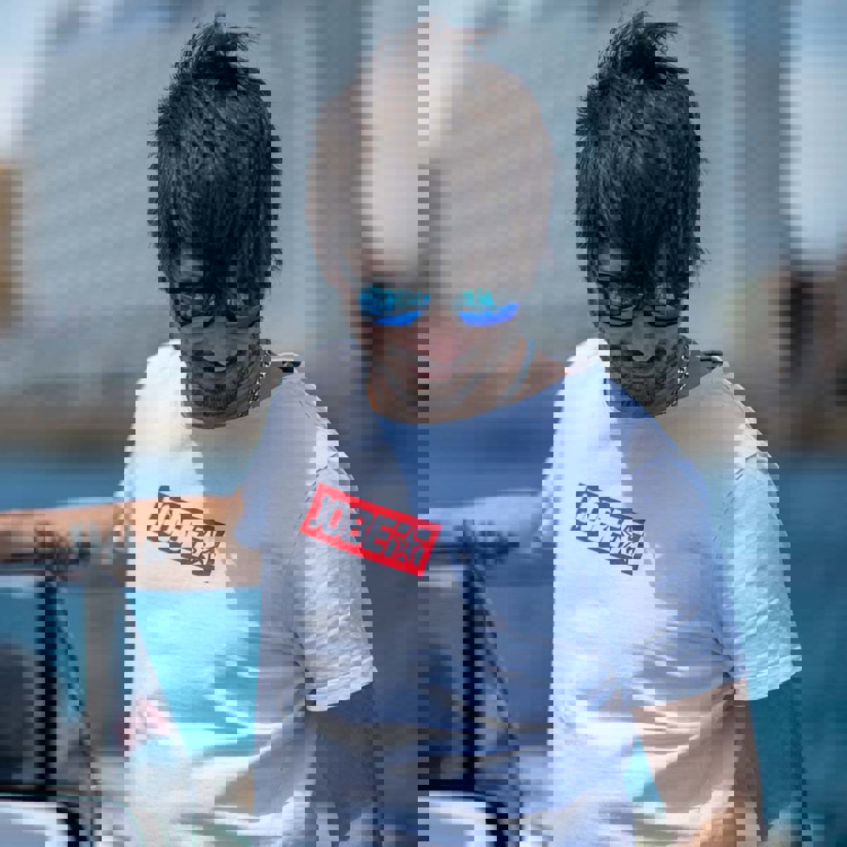 Jobe dim floatable lunettes de soleil noir vert 3