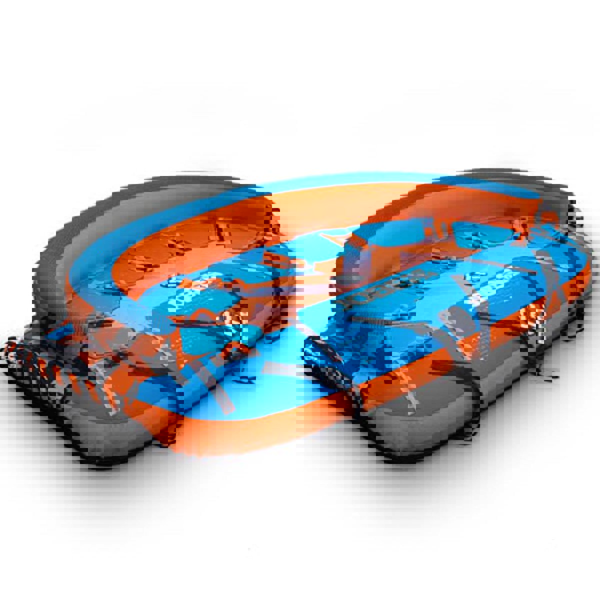 Jobe Heavy Duty sonar funtube 6 personnes bleu-orange 6