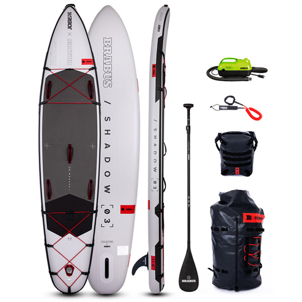 Jobe Brabus x jobe shadow édition limitée ensemble de sup gonflable 11.6 6