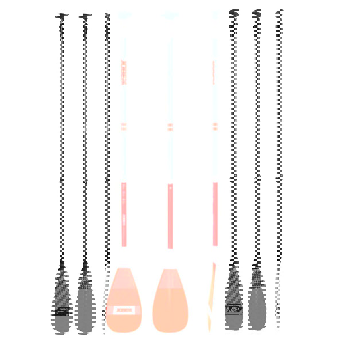Jobe Pagaie SUP fibre de verre 3 pièces orange 6