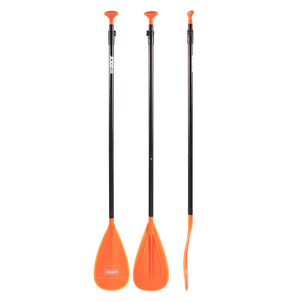 pagaie SUP aluminium 3 pièces orange