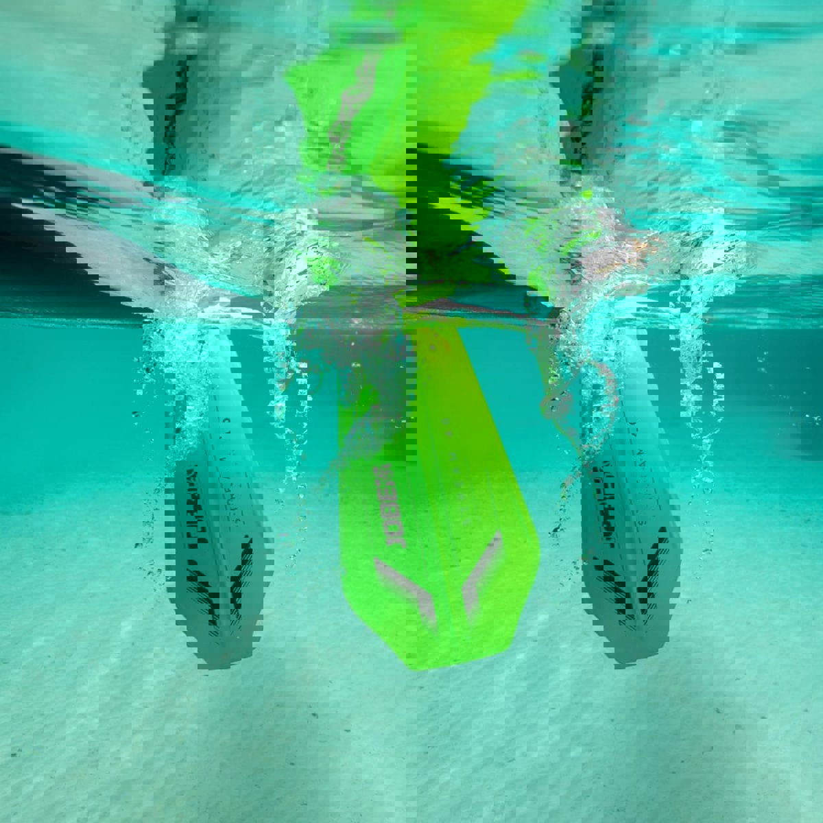 Jobe Stream Carbon 40 pagaie de SUP 3 pièces vert citron 5