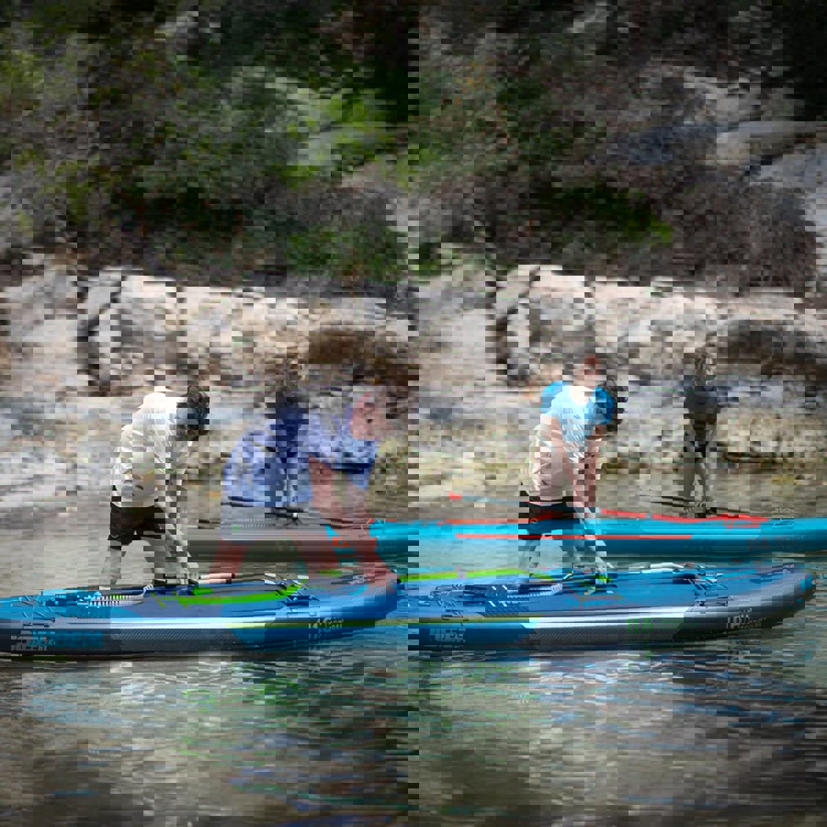 Jobe Stream Carbon 40 pagaie de SUP 3 pièces vert citron 8