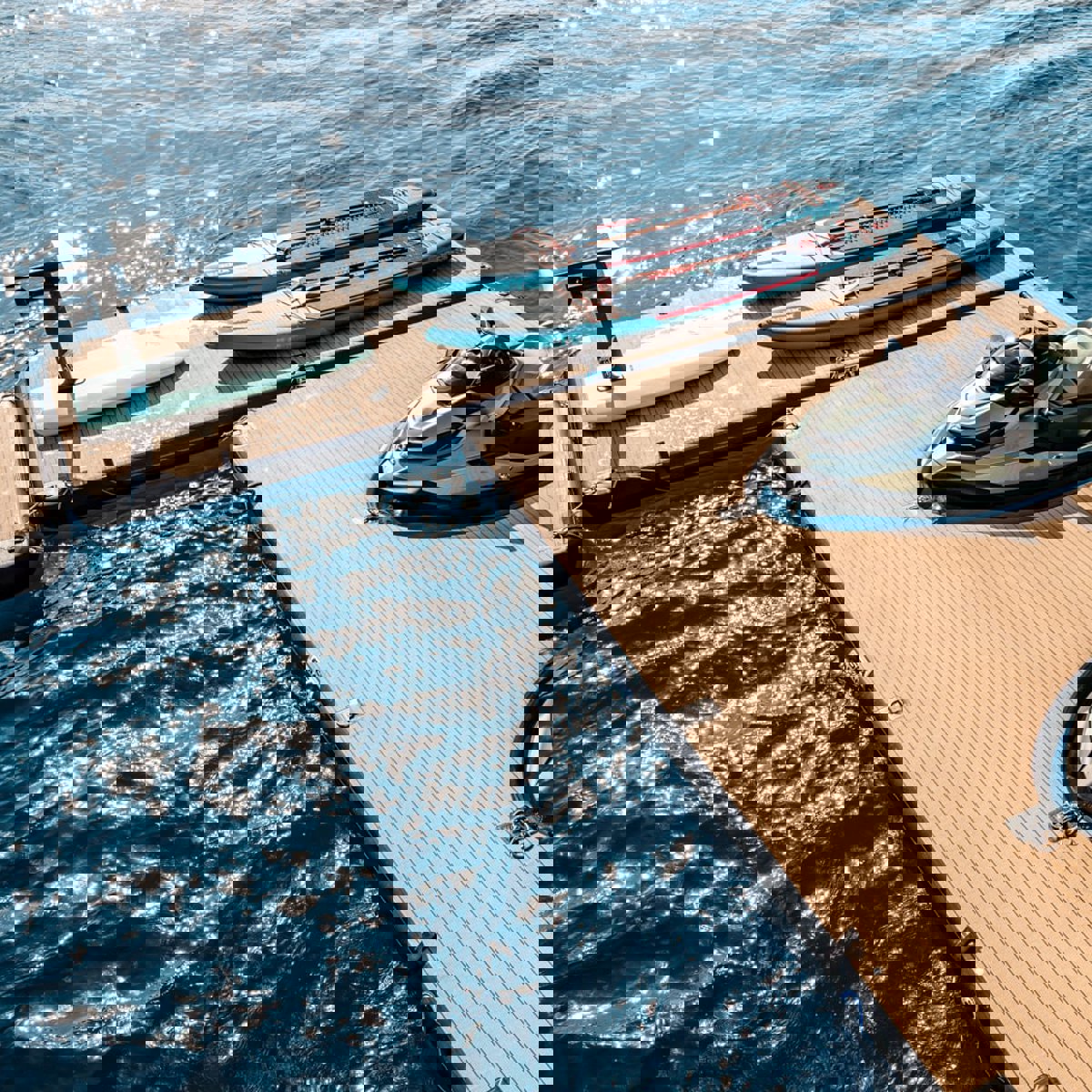 SeaRaft Diamond deck noir medium plateforme gonflable 20