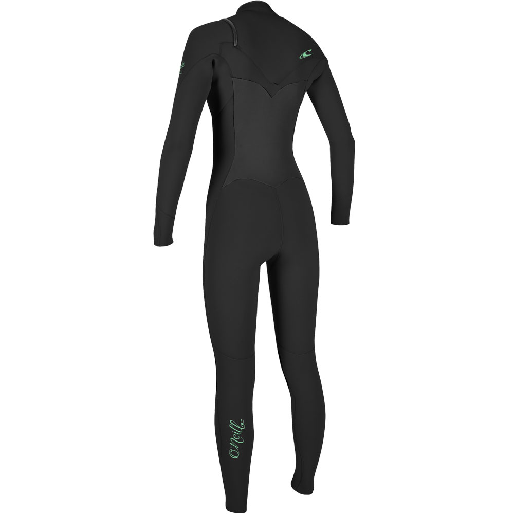 Oneill Epic 5/4 fullsuit femme noir fermeture buste 2