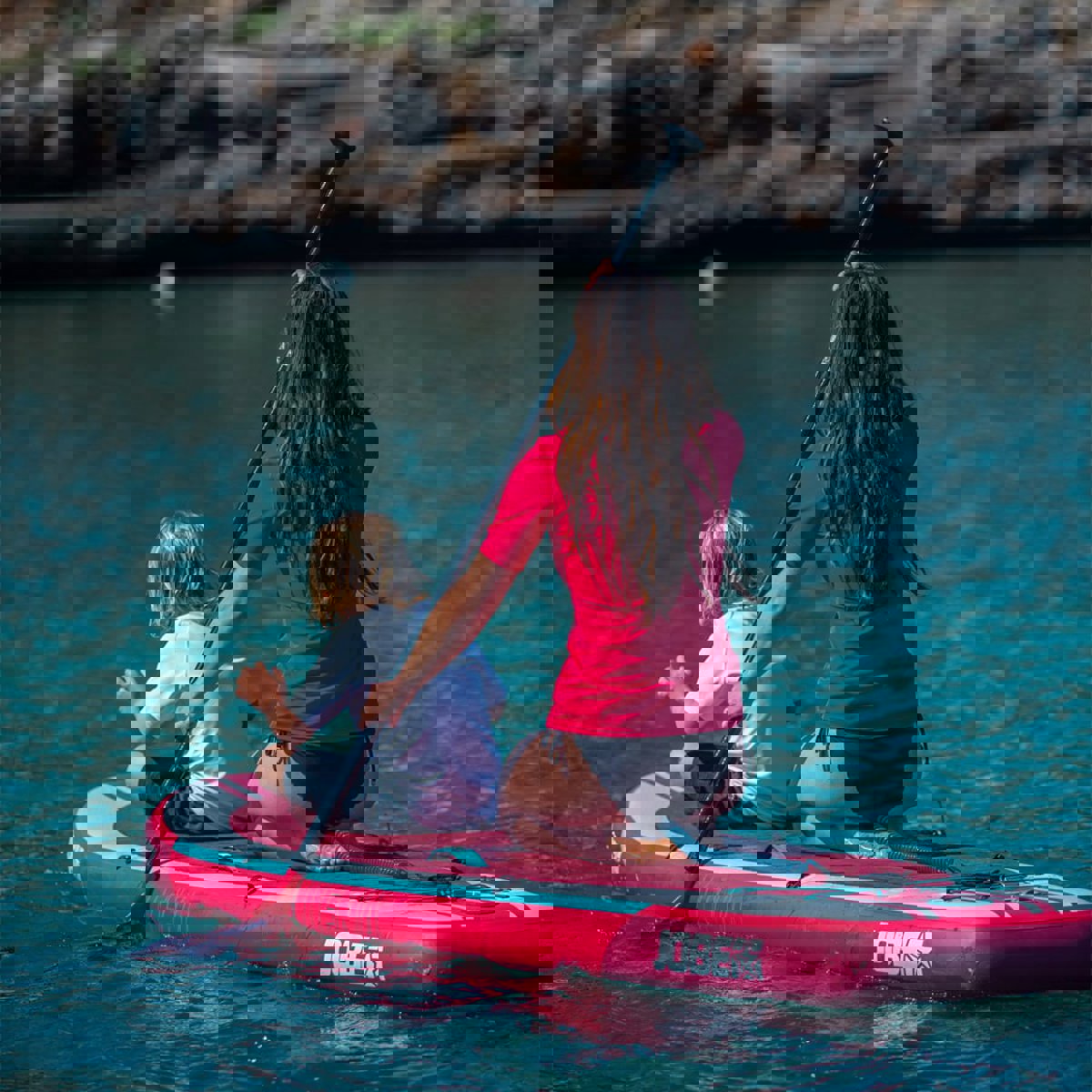 Jobe Lycra Loose Fit femme rose vif 11