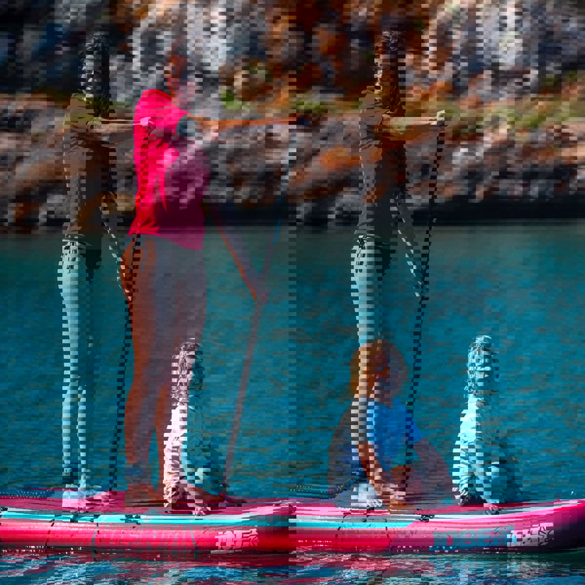 Jobe Lycra Loose Fit femme rose vif 14