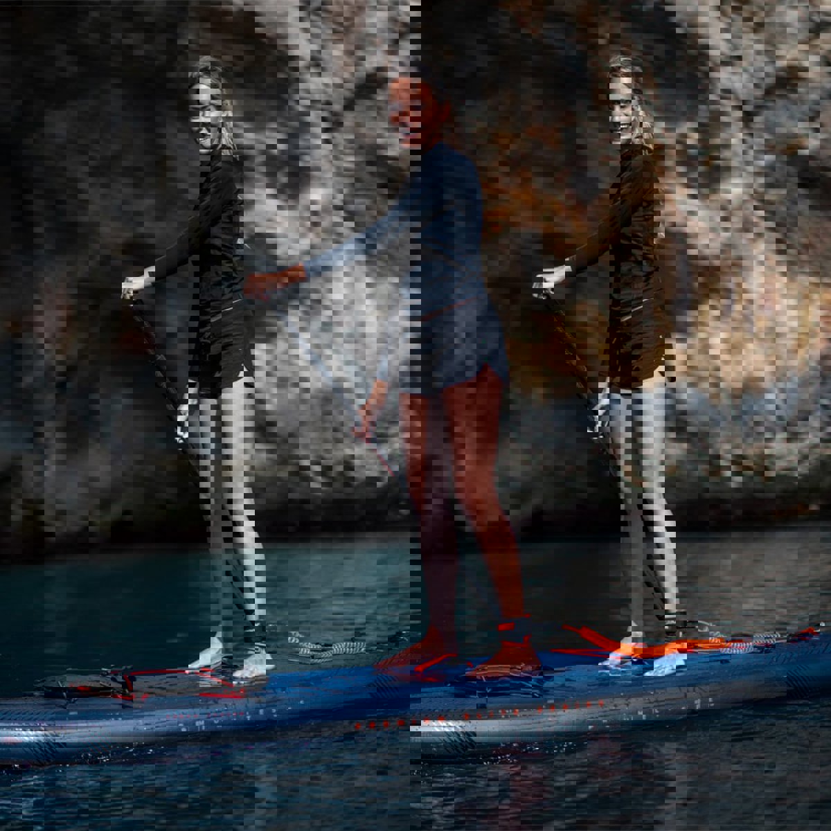 Jobe lycra manches longues femme bleu nuit 7