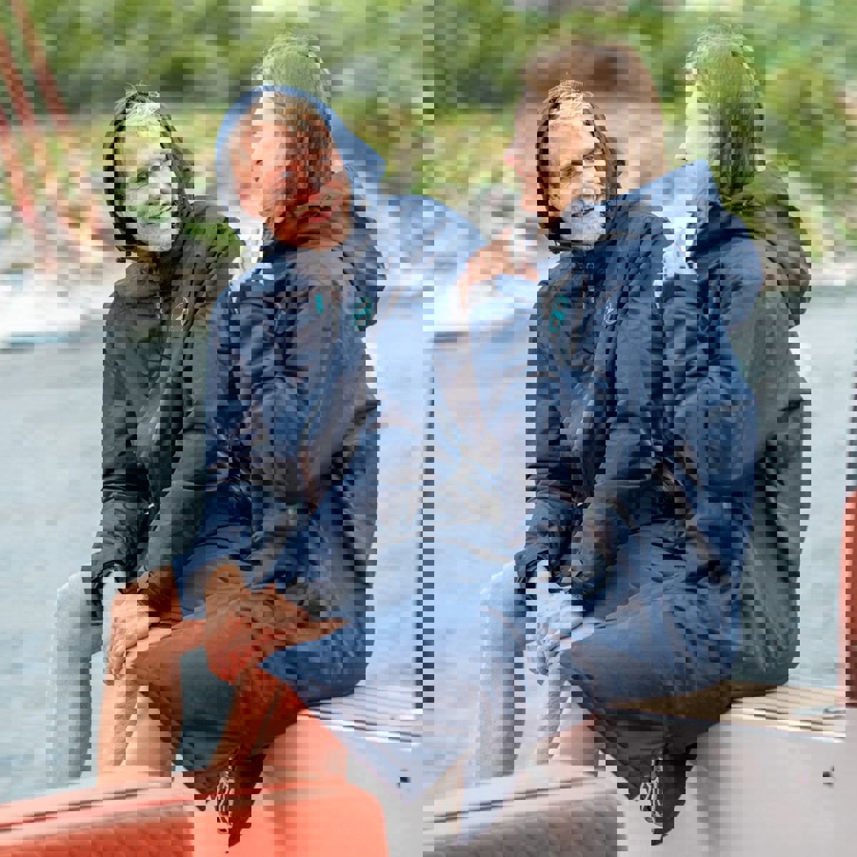 Jobe Reva Poncho unisexe bleu 14