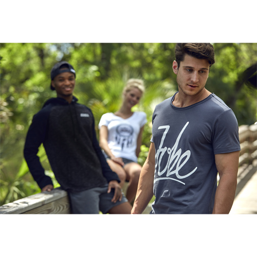 Jobe t-shirt homme Script gris 4