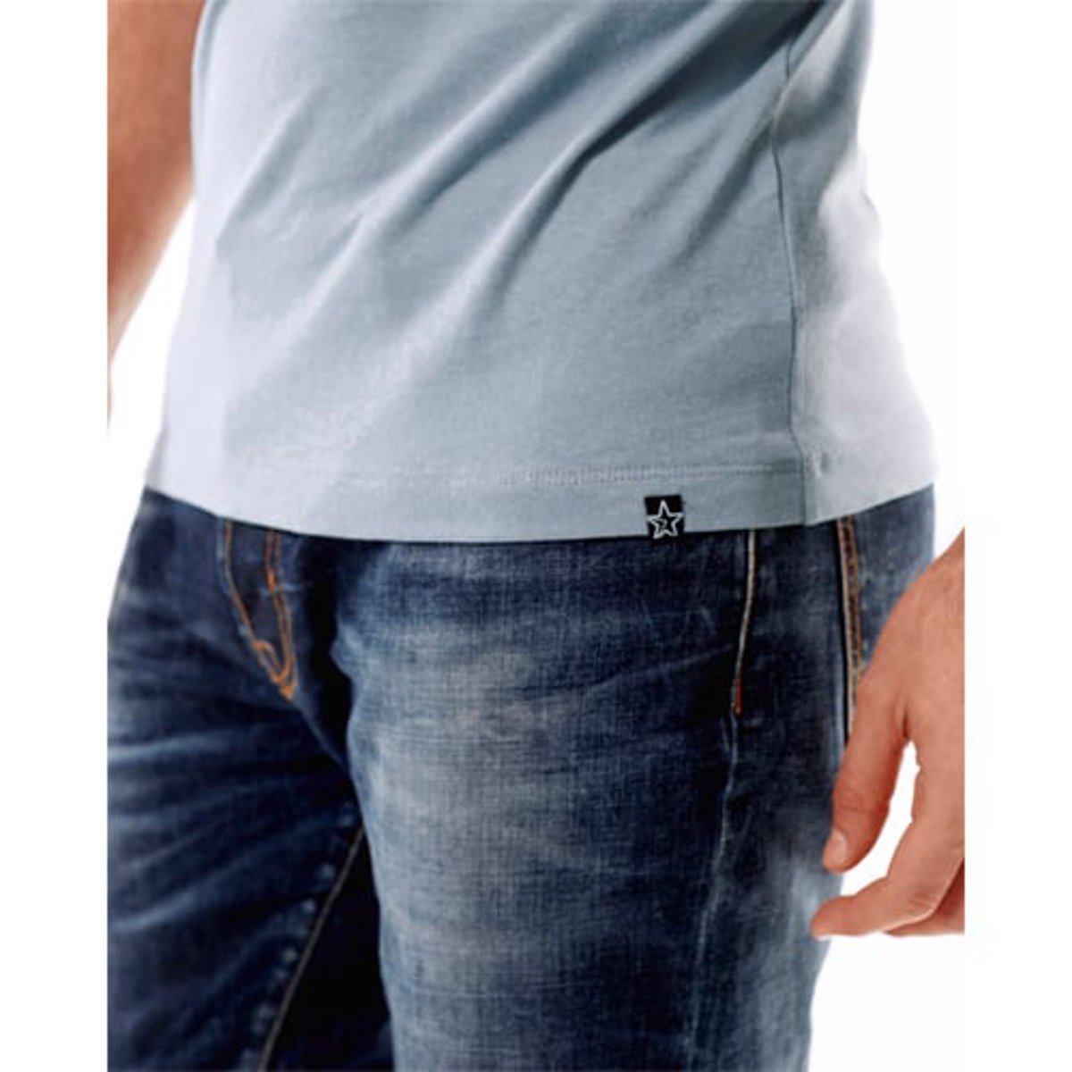 Jobe t-shirt homme Script fog bleu 5