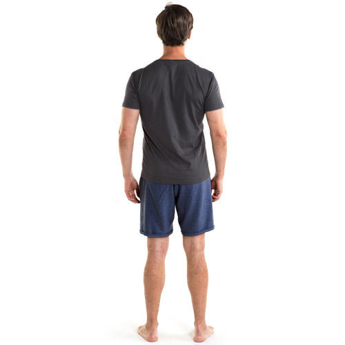 Jobe casual t shirt homme gris foncé 4