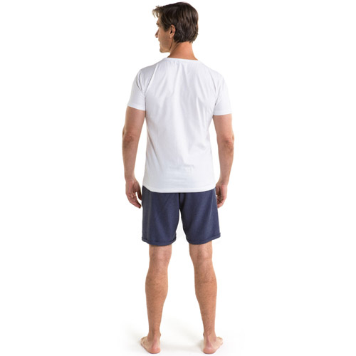 Jobe casual logo t shirt homme blanc 4