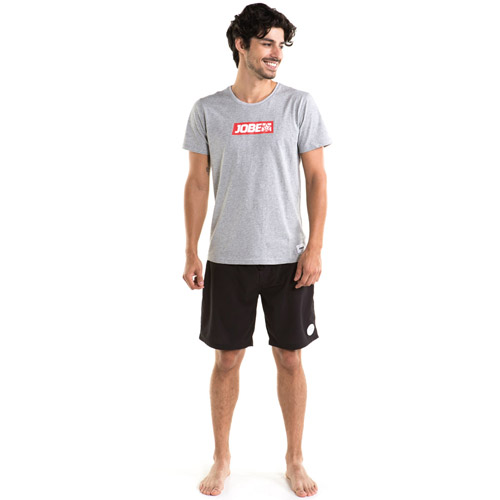 Jobe casual logo t shirt homme gris foto 1