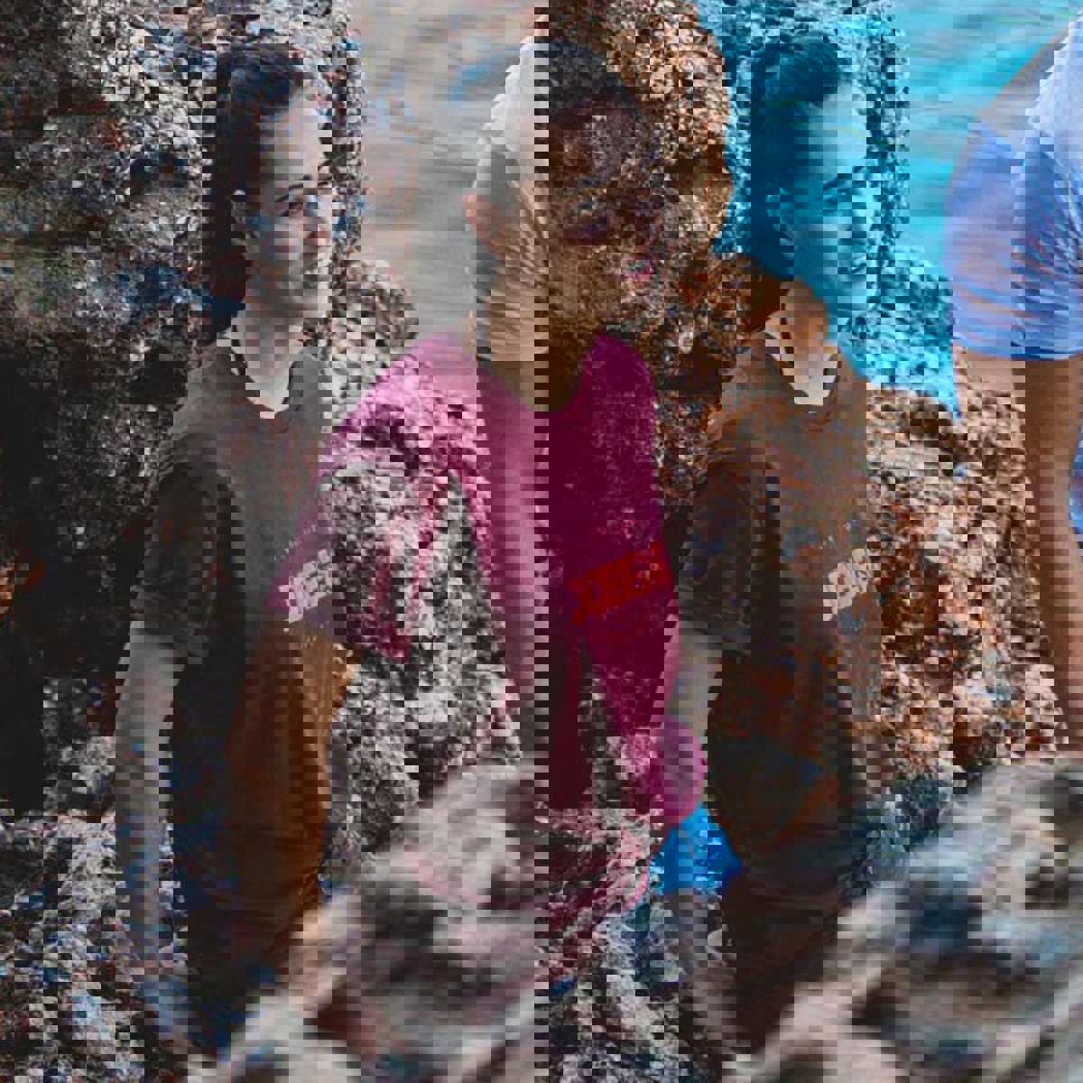 Jobe casual t-shirt burgundy 5