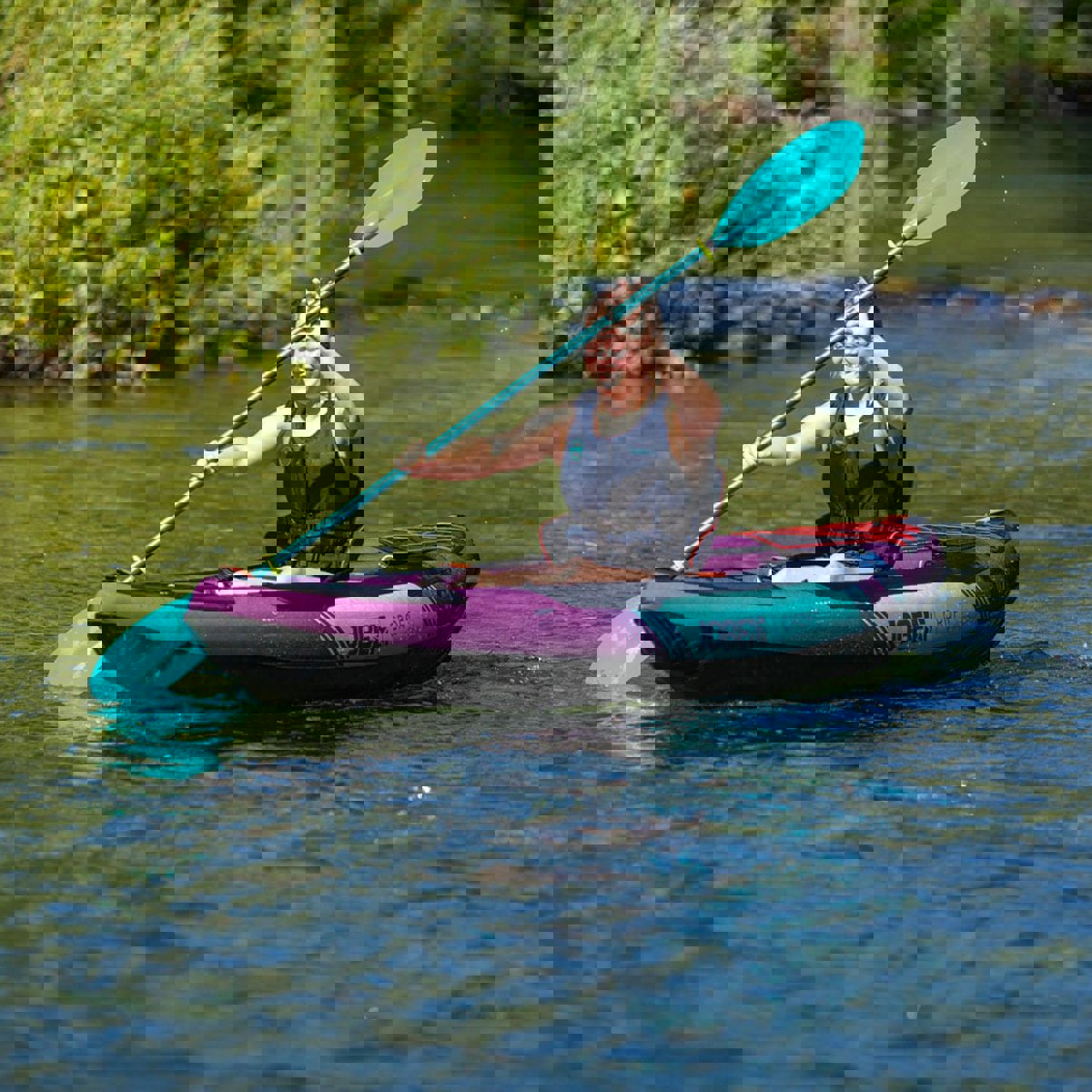 Jobe Croft 11.2 ensemble de kayak gonflable violet 11