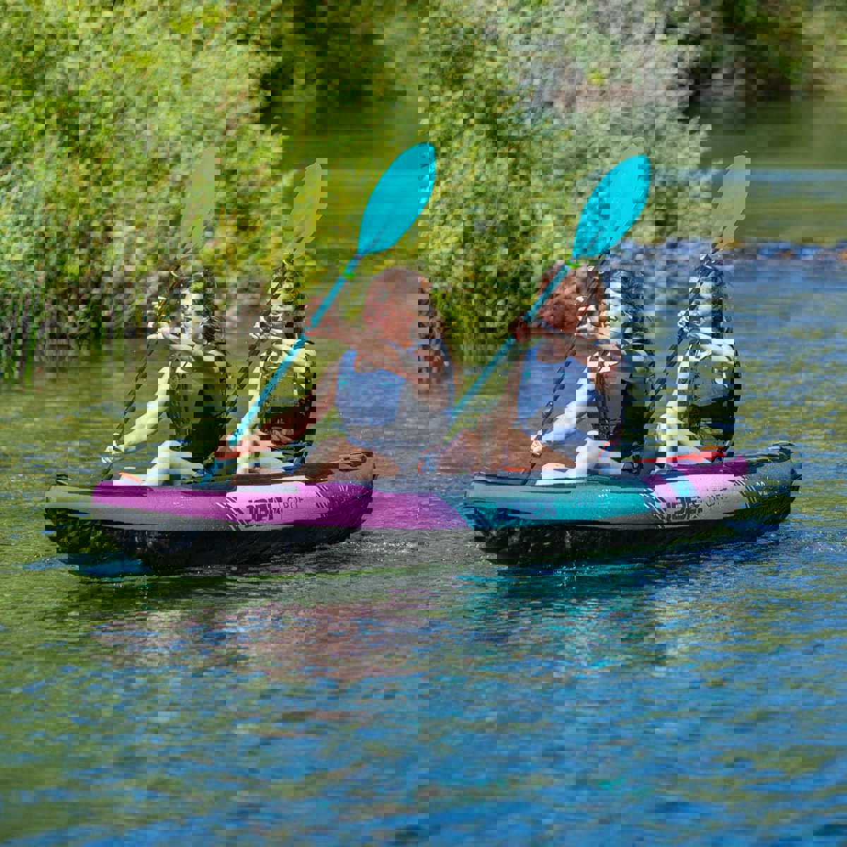 Jobe Croft 11.2 ensemble de kayak gonflable violet 12