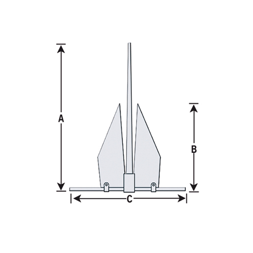 Talamex ancre populaire 8 KG 2