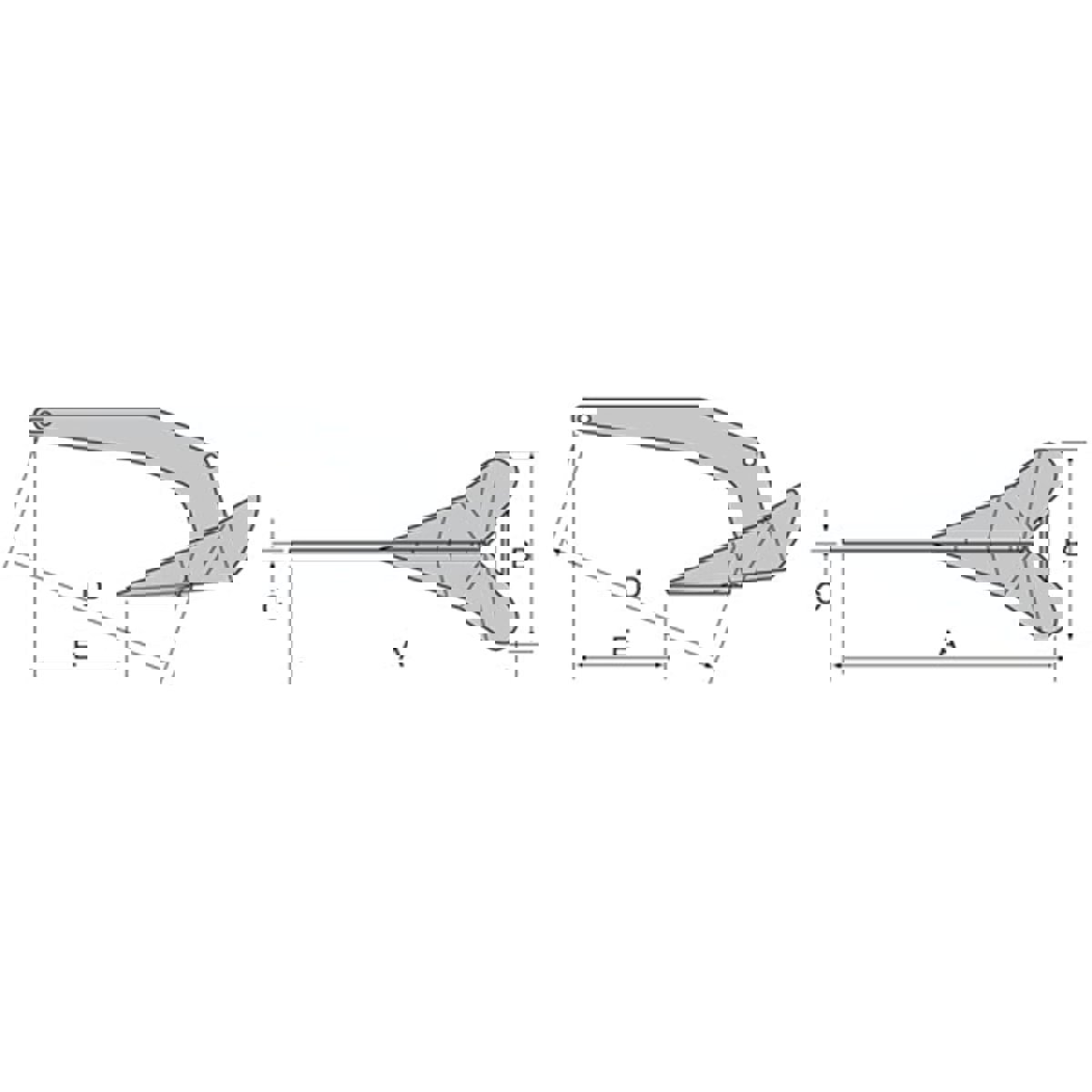 Lewmar ancre delta galvanisée 10kg 4