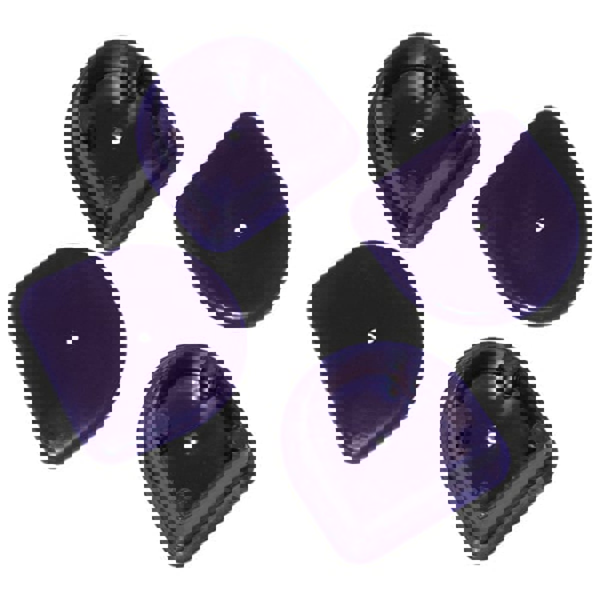 Dockedge embouts pour échafaudage fender double profil D bleu 2 pièces 7