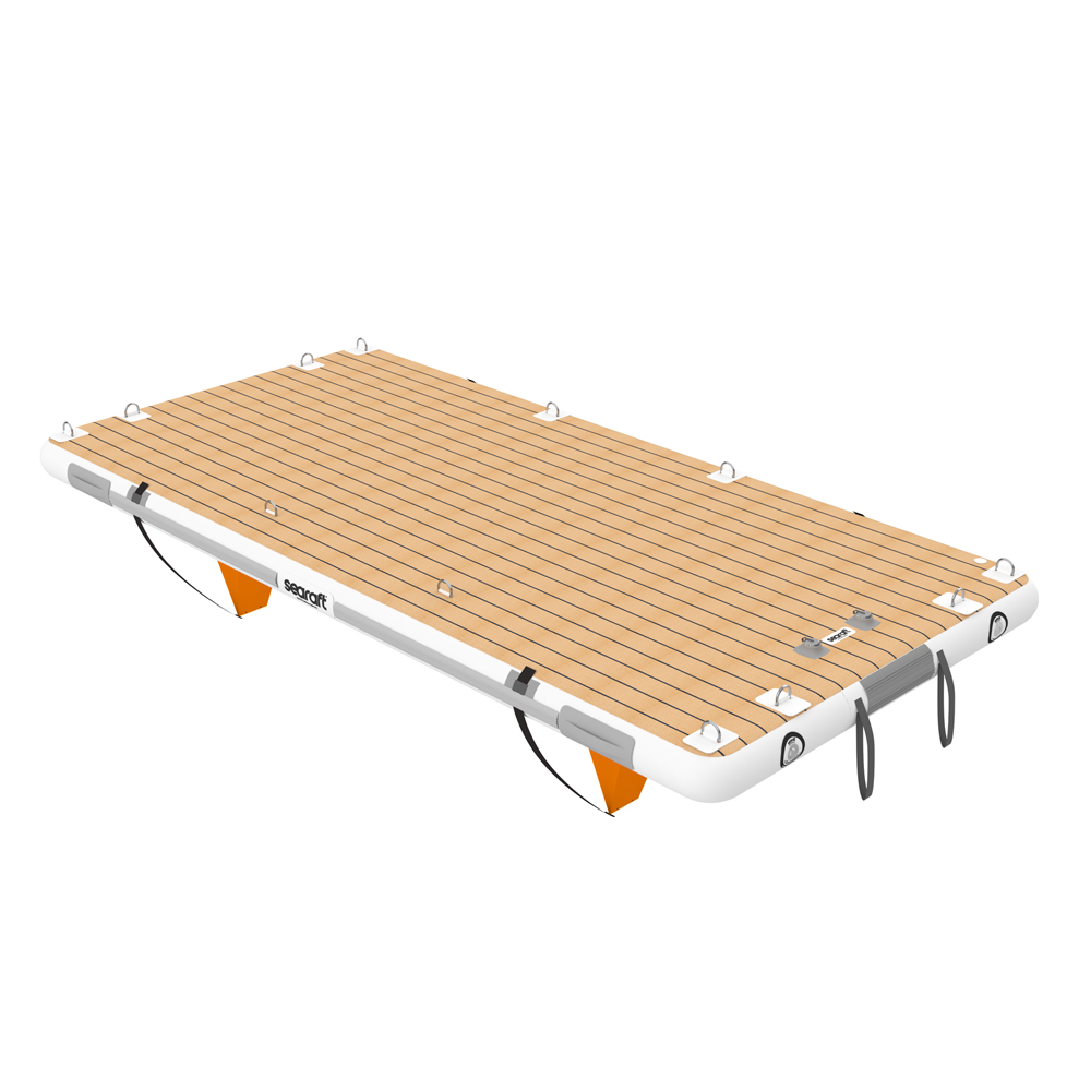 Teak deck gris x-large plateforme gonflable