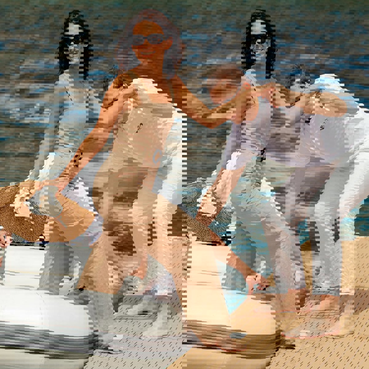 SeaRaft Teak deck gris x-large plateforme gonflable 20