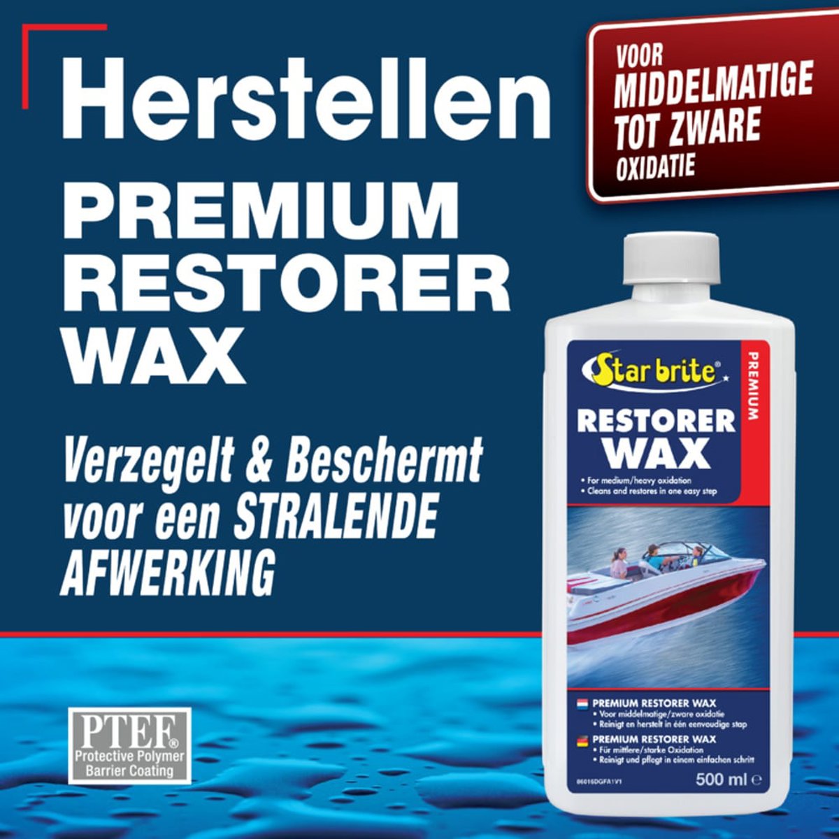 Starbrite premium restorer wax 500 ml 5