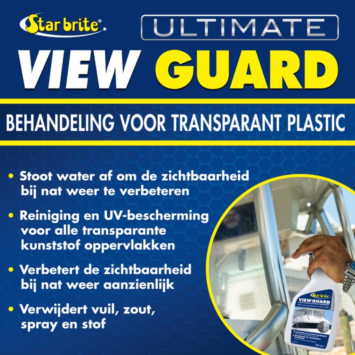 Starbrite traitement du plastique transparent ultimate view guard 650 ml 6
