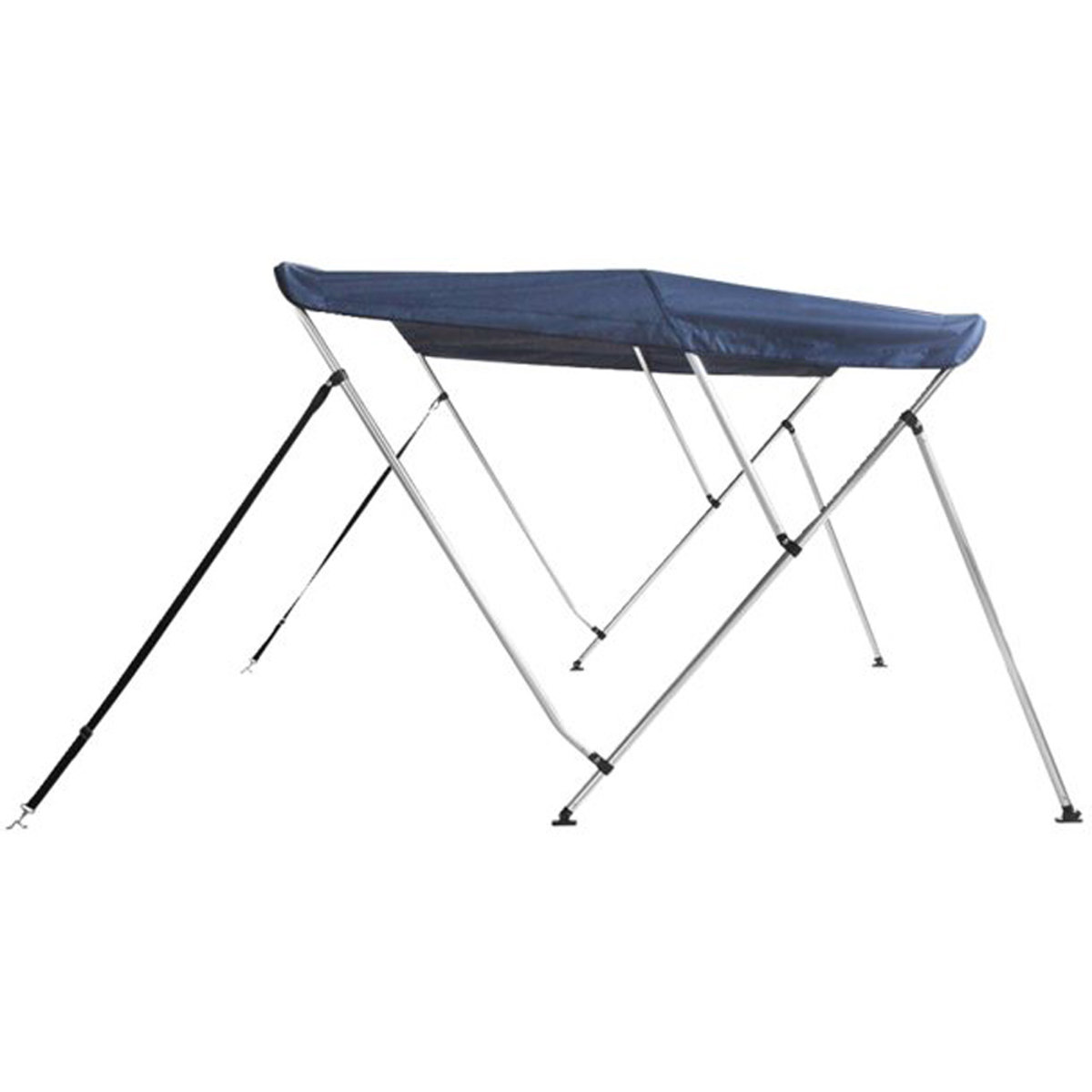 Talamex top bimini deluxe 3 arceaux 183 x 155 - 168 x 117cm bleu marine 4