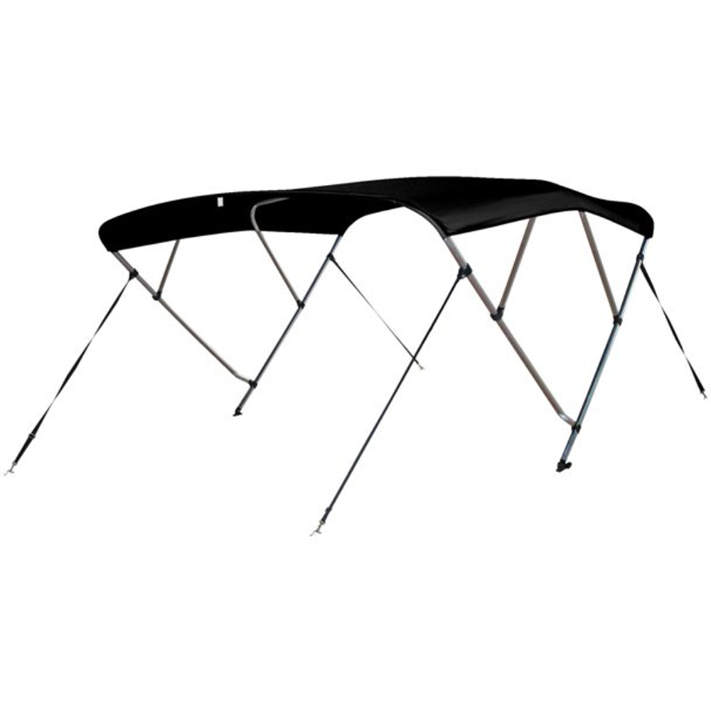 Talamex top bimini deluxe 4 arceaux 240 x 200 - 213 x 137cm noir foto 1