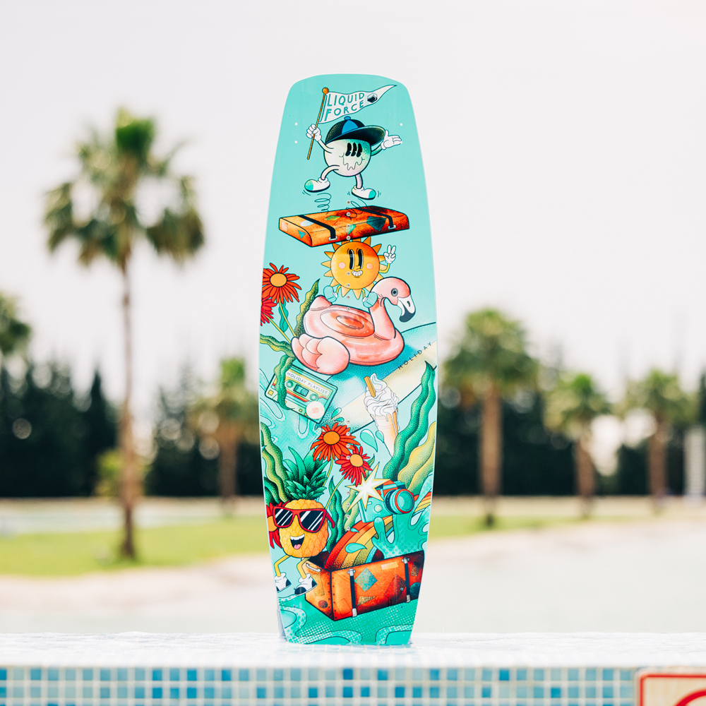 Liquid Force Set de wakeboard Holiday fs 125 cm avec fixations Dream 8