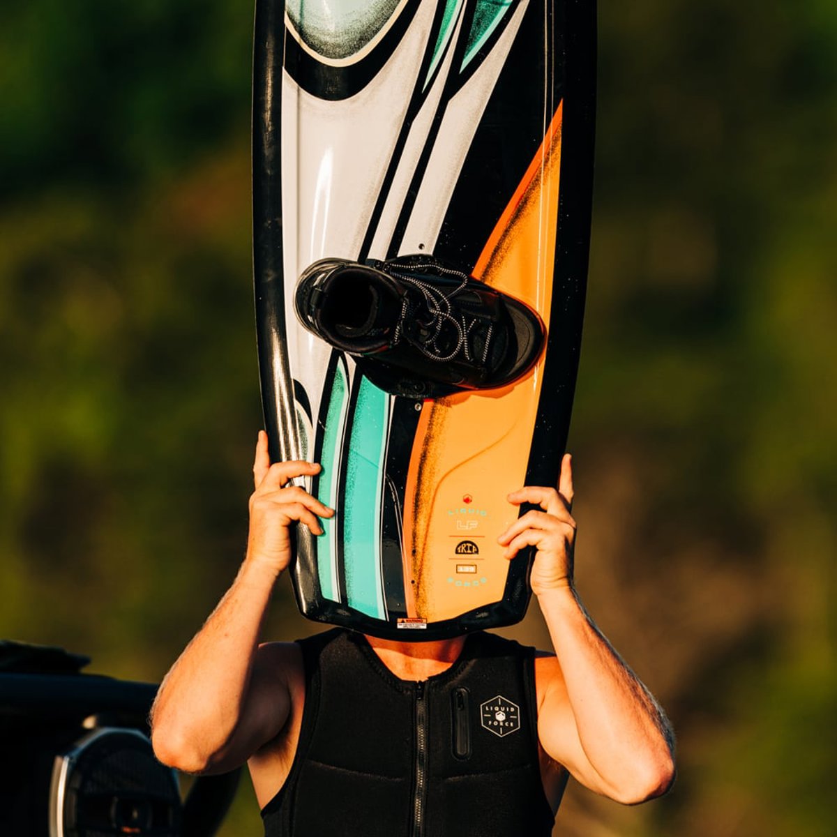 Liquid Force Ensemble de wakeboard Liquid Force Trip 150 cm avec fixations Index 18