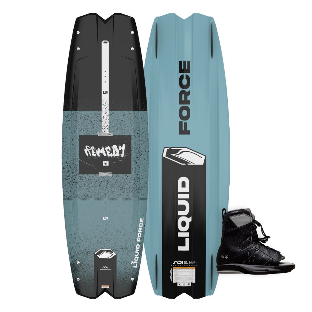 Liquid Force Remedy wakeboard 138 cm avec chausses Transit 6X foto 1