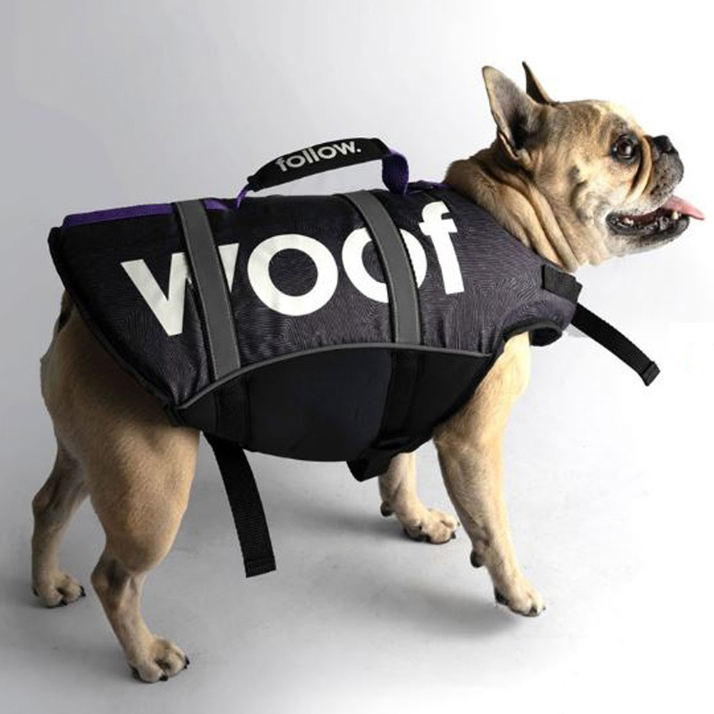 Follow gilet de sauvetage pour chien noir 4