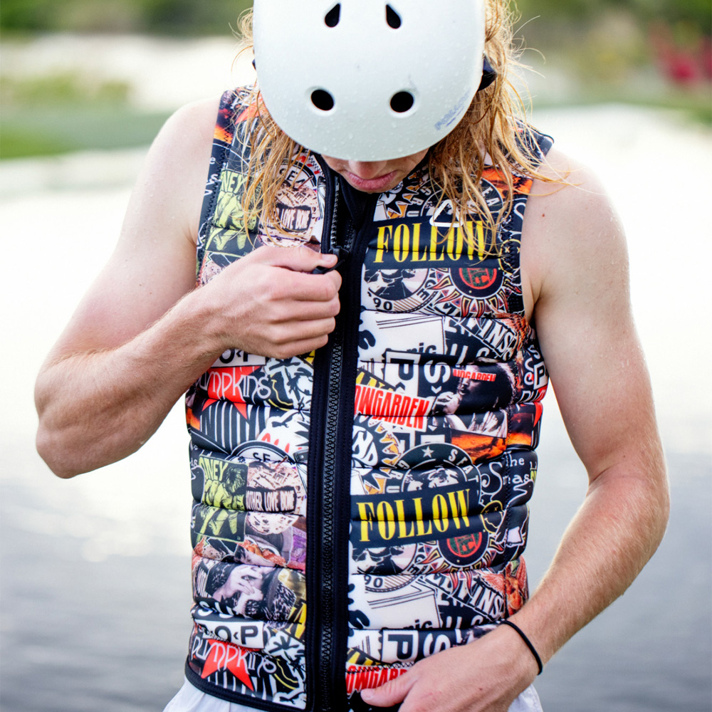 Follow Primary Heights gilet d'impact homme avec imprimé 3