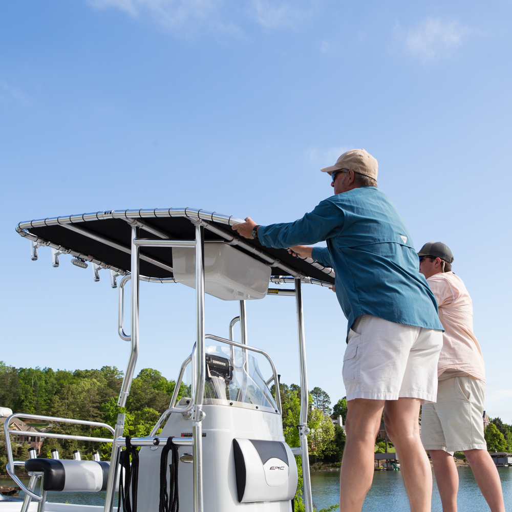 Fishmaster Original T-Top poli avec toile bleue 3