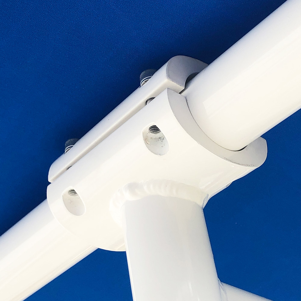 Fishmaster Original T-Top blanc avec toile navy 14