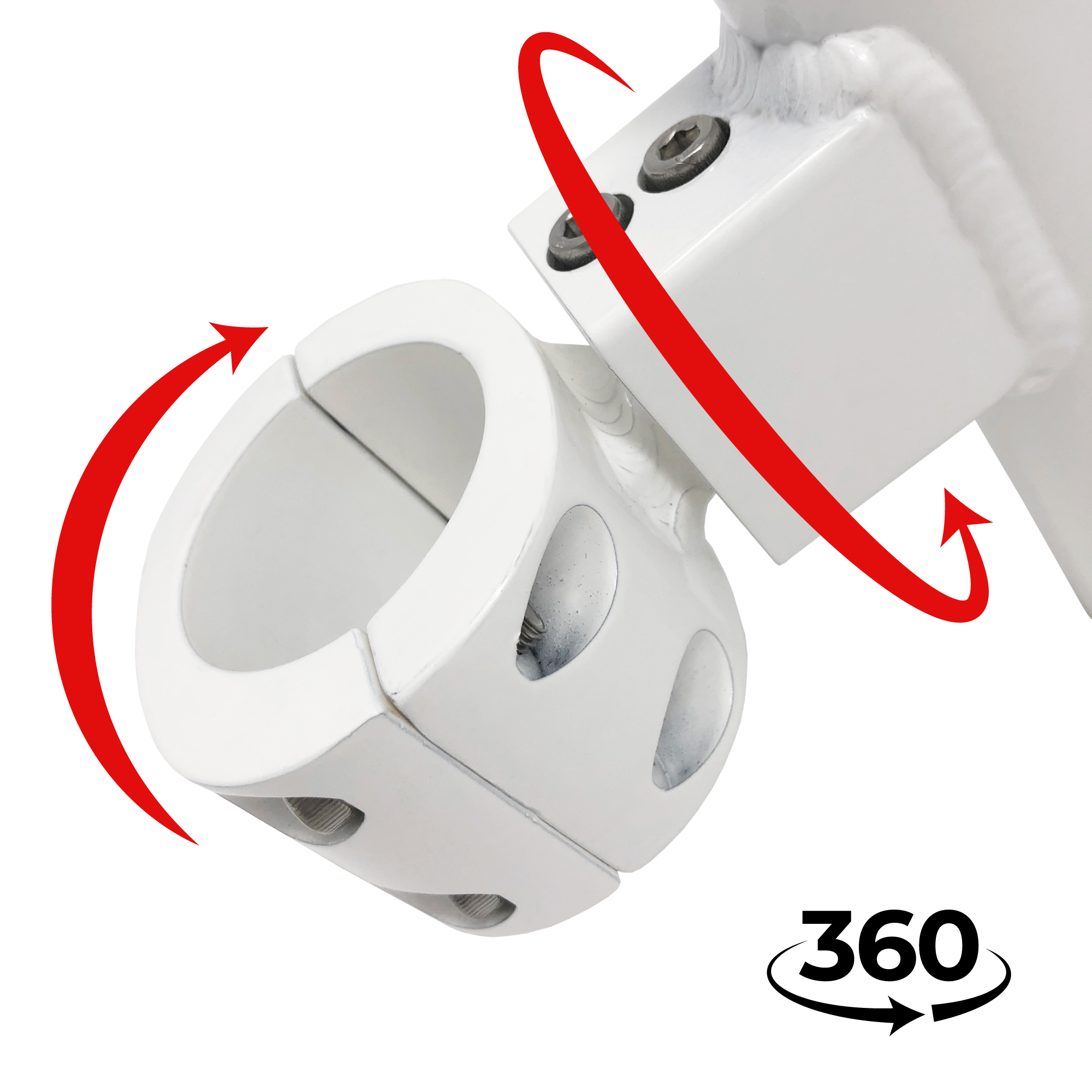 Fishmaster support de canne à pêche réglable blanc 10